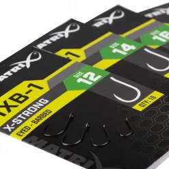 Matrix MXB-1 Ösenhaken, Widerhaken 11 Matrix MXB-1 Ösenhaken, Widerhaken -Günstiges Matrix Geschäft matrix mxb 1 x strong eyed barbed hooks 2