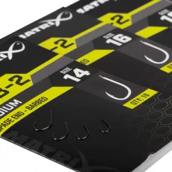 Matrix MXB-2 Plättchenhaken, Widerhaken -Günstiges Matrix Geschäft matrix mxb 2 medium spade end barbed hooks 2