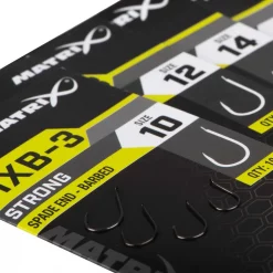 Matrix MXB-3 Plättchenhaken, Widerhaken -Günstiges Matrix Geschäft matrix mxb 3 strong spade end barbed hooks 2