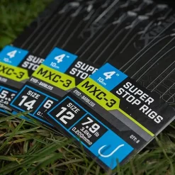 Matrix MXC-3 Vorfächer Mit Superstop, 10cm -Günstiges Matrix Geschäft matrix mxc 3 eyed barbless super stop rigs 10cm 3