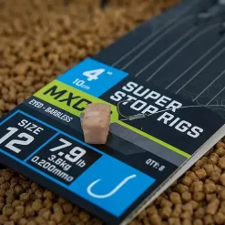 Matrix MXC-3 Vorfächer Mit Superstop, 10cm -Günstiges Matrix Geschäft matrix mxc 3 eyed barbless super stop rigs 10cm 4