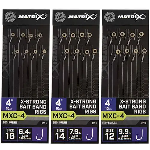 Matrix MXC-4 Vorfächer Mit Köderband, 10cm 3 Matrix MXC-4 Vorfächer Mit Köderband, 10cm