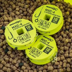 Matrix MXC-4 Vorfächer Mit Köderband, 45cm -Günstiges Matrix Geschäft matrix mxc 4 eyed barbless x strong bait band rigs 45cm 1